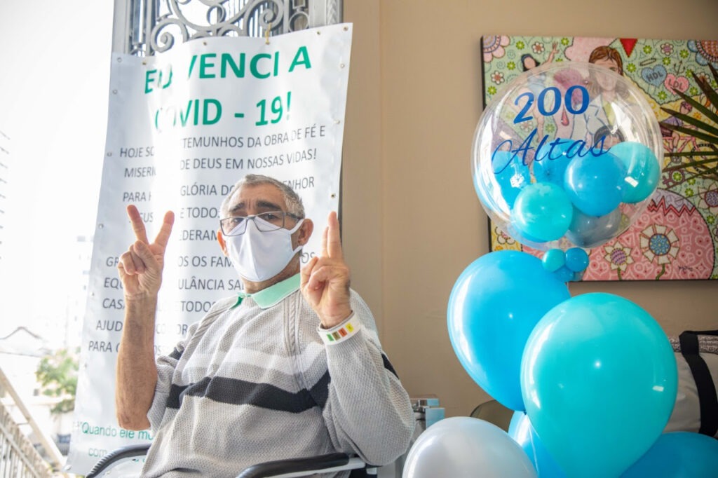 Vera Cruz Casa de Saúde de Campinas celebra 200ª alta de paciente curado de Covid-19