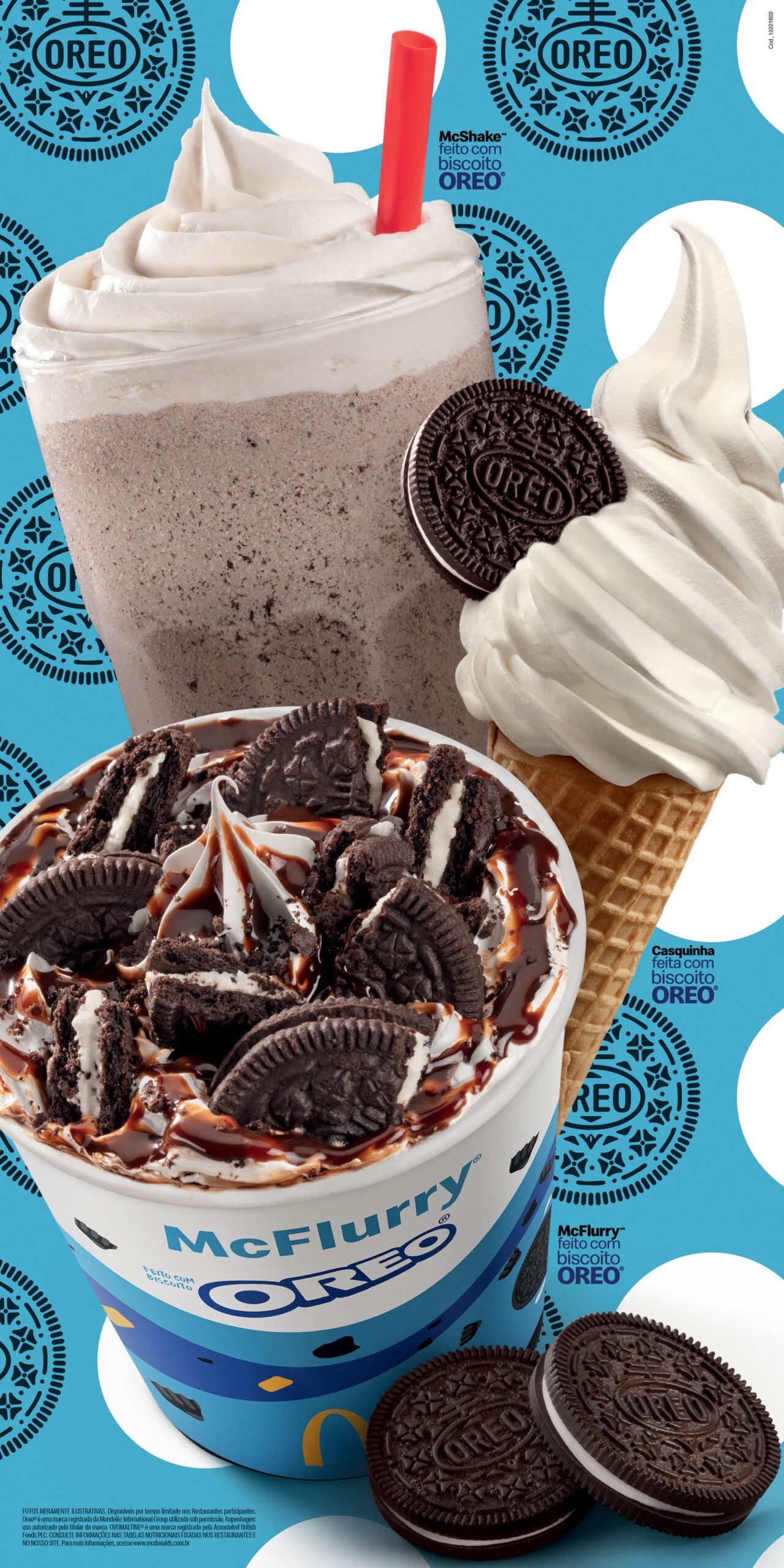 McDonald's lança três novas sobremesas com Oreo