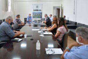 Prefeito Mario Botion discute reforço da fiscalização aos fins de semana com Gabinete de Segurança