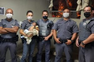 PM resgata bebê abandonado em calçada na comunidade Portelinha em Piracicaba