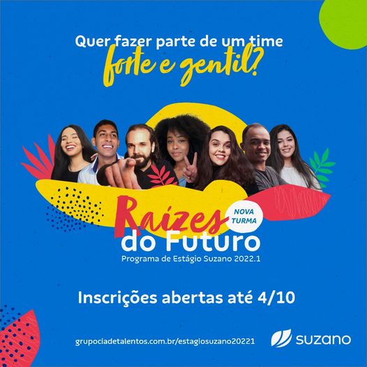 Suzano abre inscrições para o Programa de Estágio com vagas em Campinas e Limeira