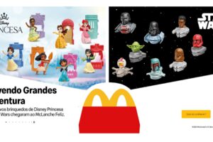 Princesas da Disney e personagens de Star Wars marcam a nova campanha do McLanche Feliz