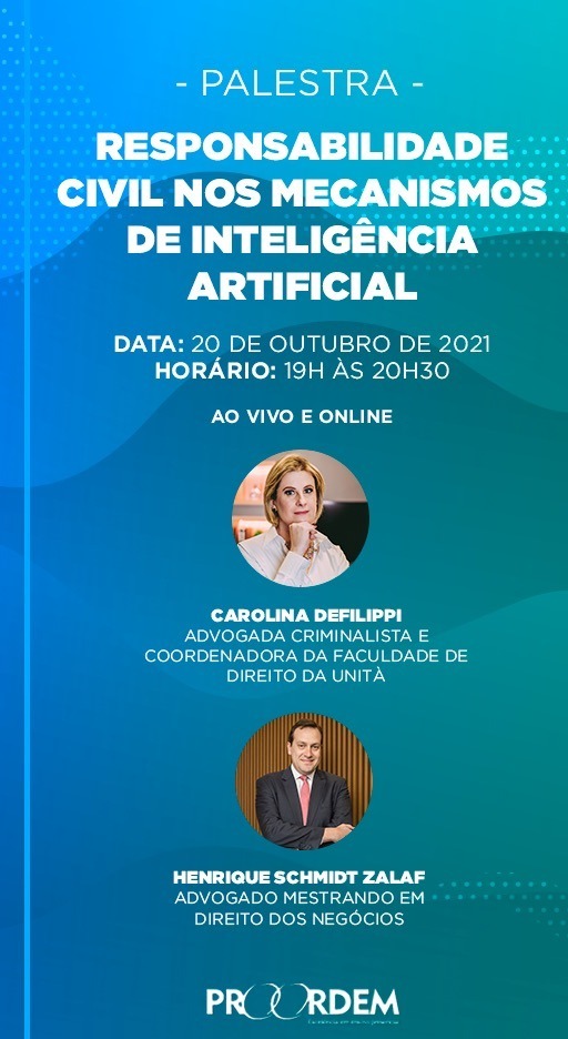 Henrique Zalaf ministra palestra sobre Responsabilidade Civil nos Mecanismos de Inteligência Artificial