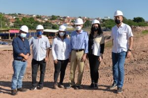 Prefeito Mario Botion visita obras do Sesc de Limeira