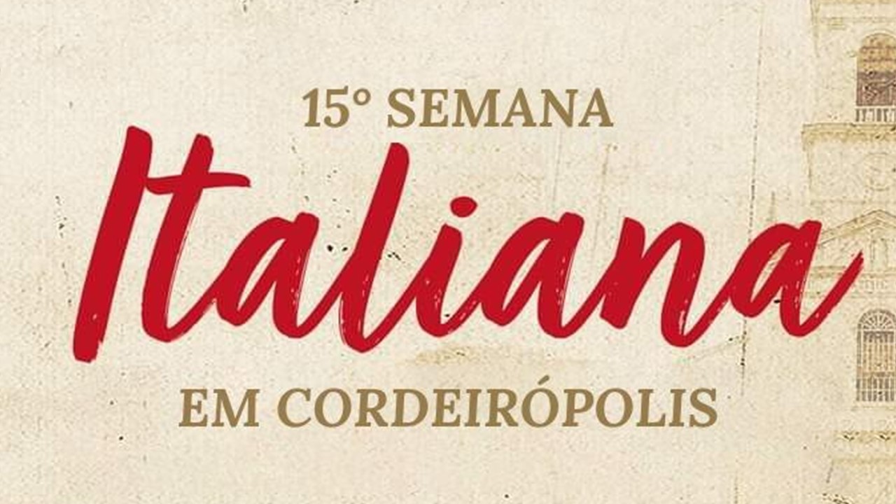 Cordeirópolis celebra a 15ª Semana Italiana