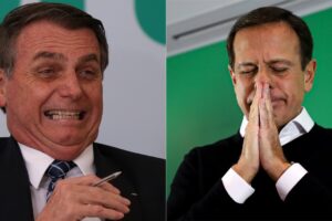 Bolsonaro ironiza desistência de Doria