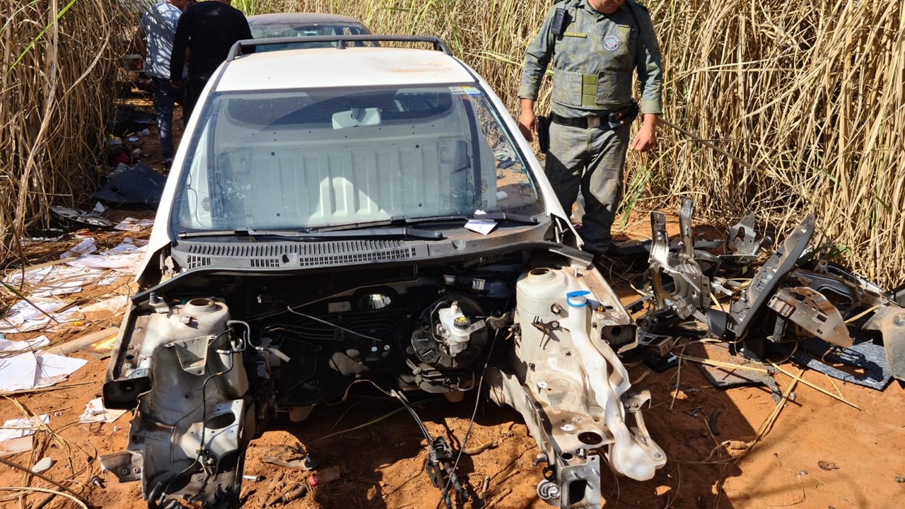 GCM localiza quatro veículos desmanchados no Bairro do Tatu