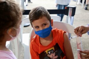 Vacinação da Covid-19 em crianças em Limeira