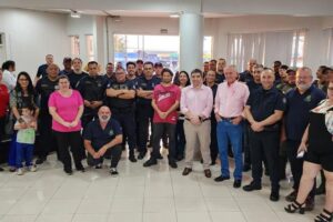 Prefeito Mario Botion participa de café em homenagem aos guardas municipais