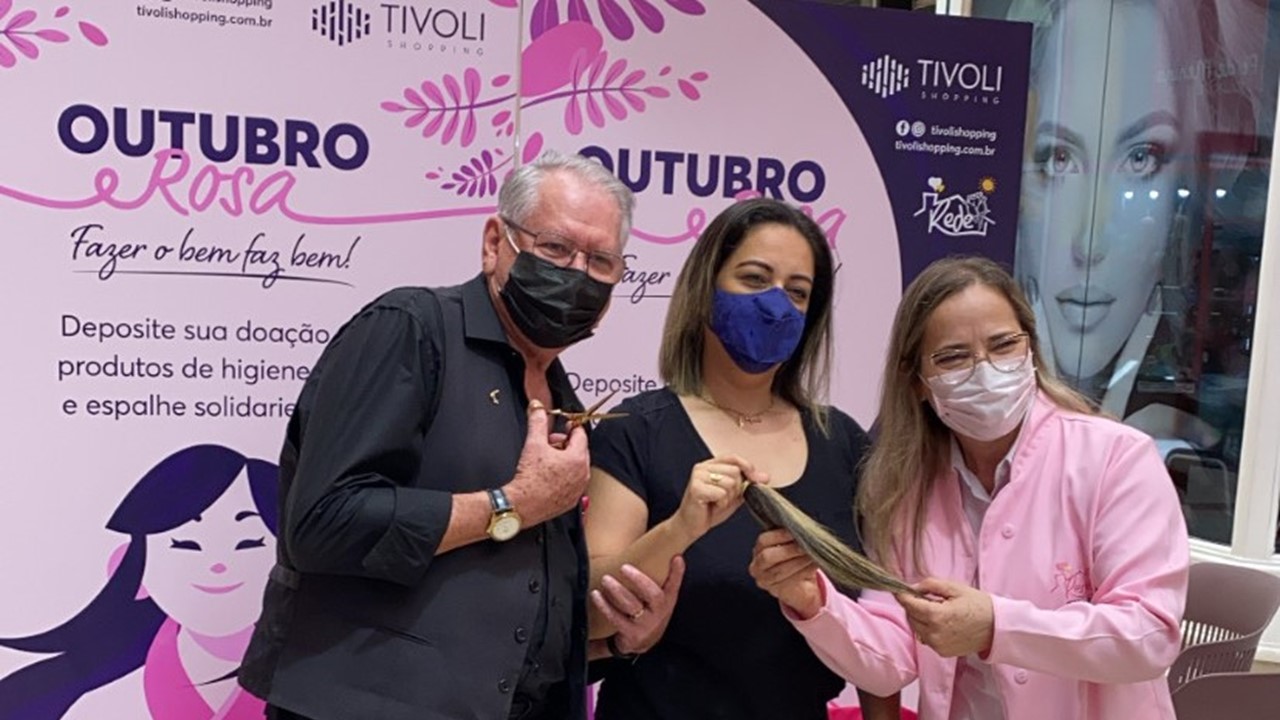 Tivoli Shopping terá corte de cabelo solidário no Outubro Rosa