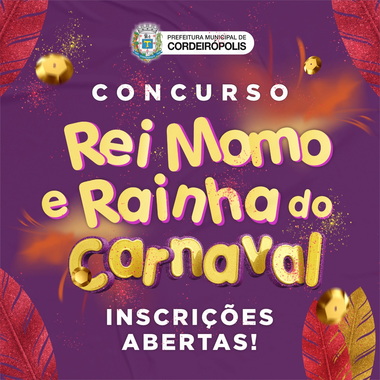 Concurso Rei Momo e Rainha do Carnaval de Cordeirópolis