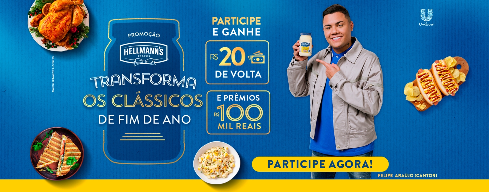 Hellmann's tem promoçaõ com cashback e sorteios de R$ 100 mil