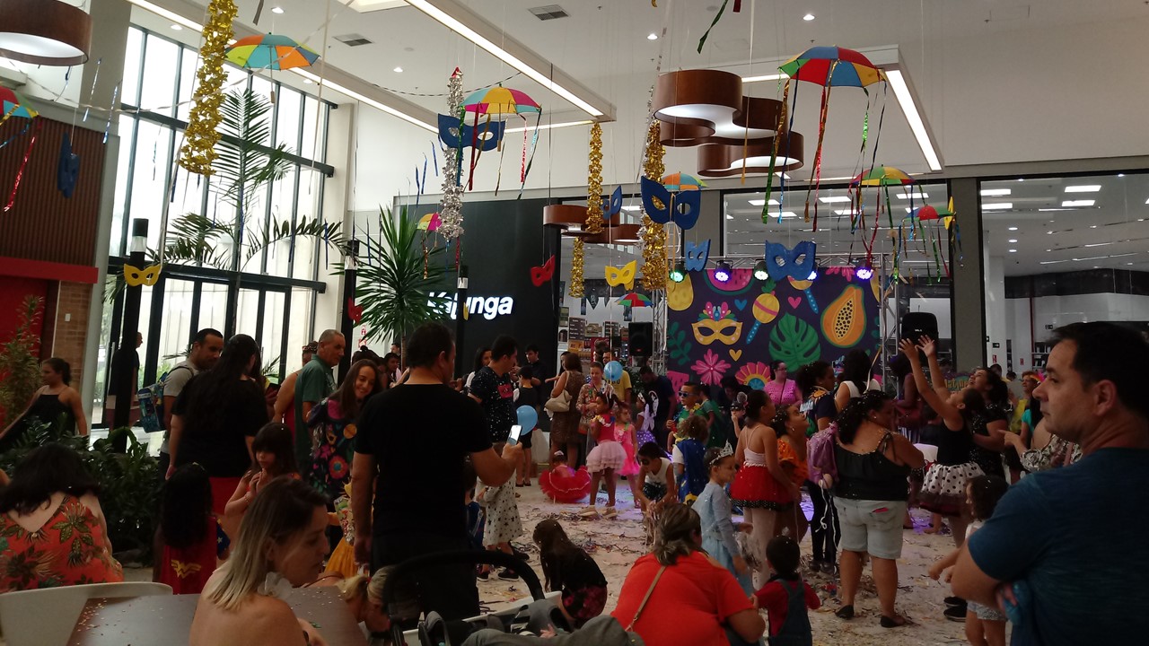 Matinês, Bebê Folia e Bloco do Traquitana agitam o Carnaval no Tivoli Shopping