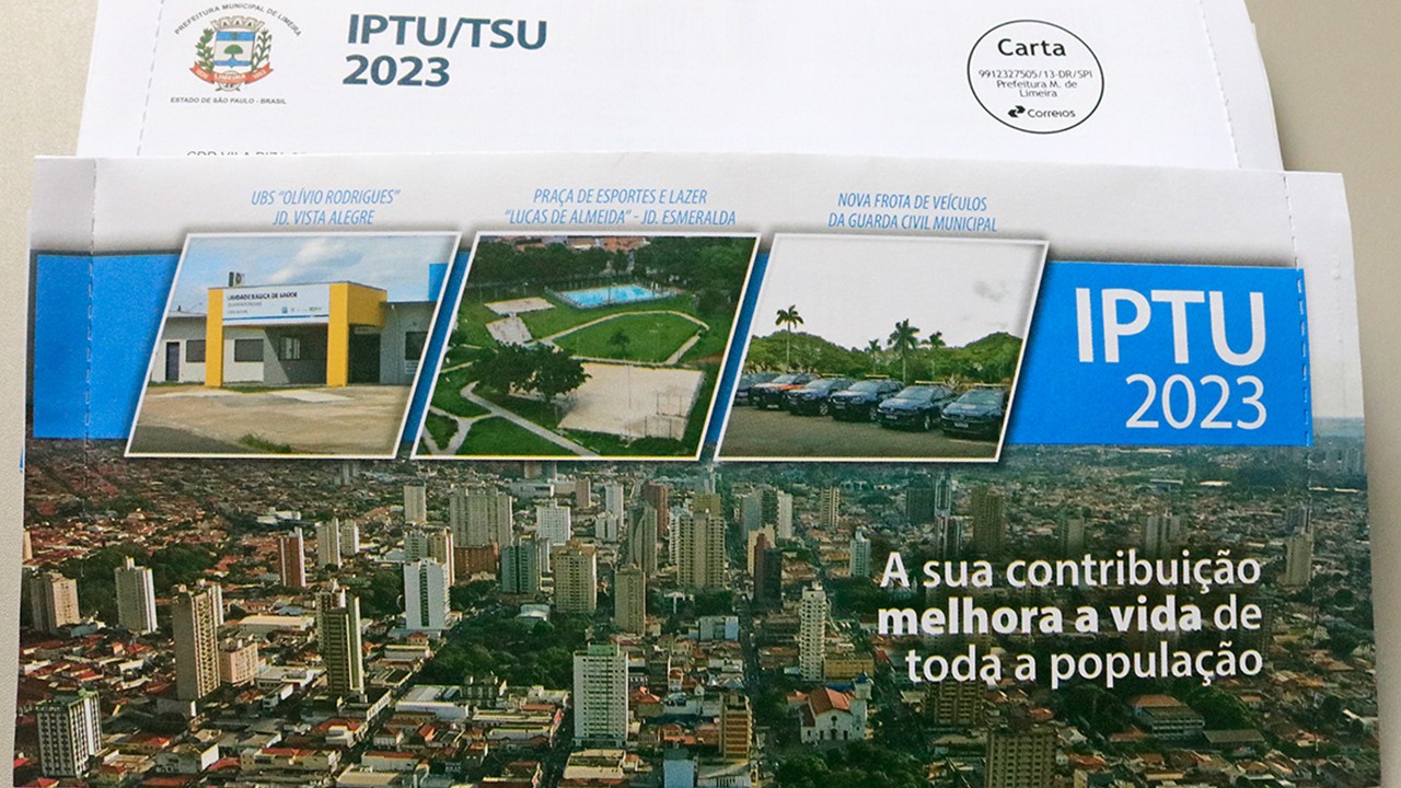 Prefeitura de Limeira já entregou cerca de 70% dos carnês do IPTU 2023
