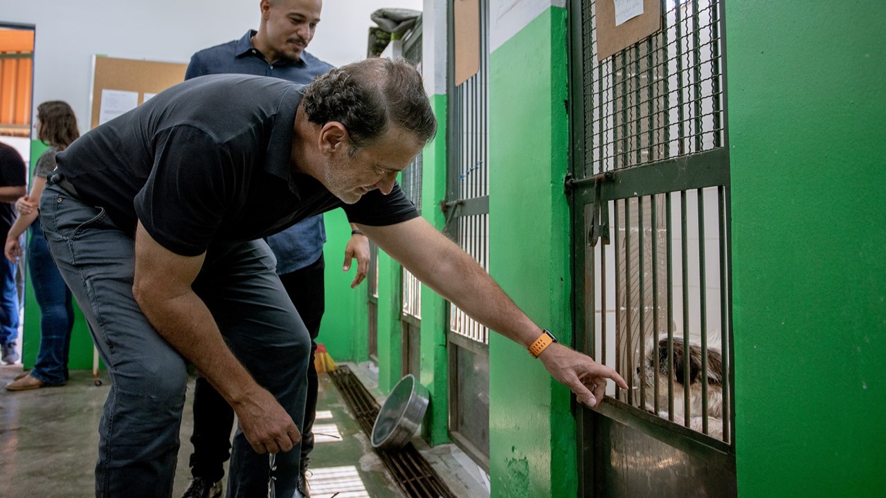 Prefeito Luciano Almeida visitou todas as instalações do Departamento de Bem-Estar Animal