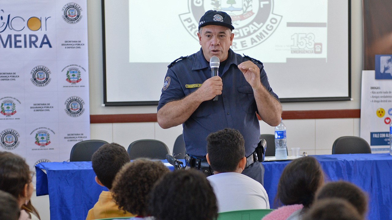 Projeto Educar Limeira visa promover conscientização e aproximar a Guarda Civil Municipal da comunidade escolar