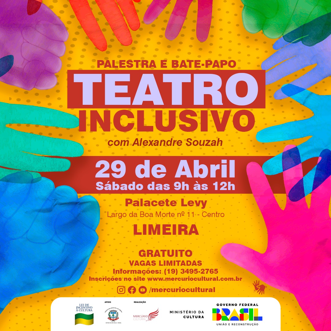 Teatro Inclusivo Palestra em Limeira