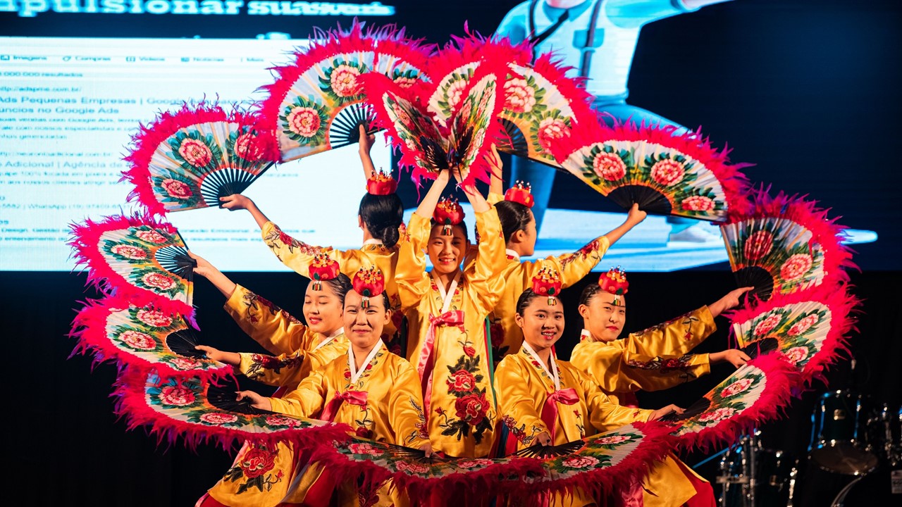 Apresentação cultural coreana é uma das atrações da 38ª Festa das Nações de Piracicaba