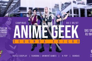 Anime Geek agita o Unimart Shopping Campinas Evento comemora a cultura nerd e geek com atrações variadas, incluindo desfile de cosplay, Animekê, e muito mais