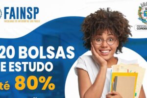 Cordeirópolis abre inscrições para 120 bolsas em cursos superiores Parceria com a FAINSP disponibiliza até 120 bolsas de estudo, com descontos de até 80%