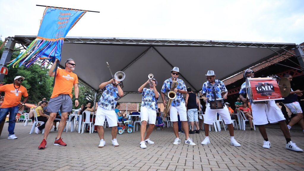 O evento também terá participação da GMP Brass Band, que participou do Grito de Carnaval