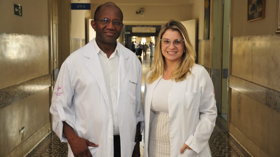 Pediatra intensivista Antonio Ananias Filho e a geriatra Mariana Kairalla