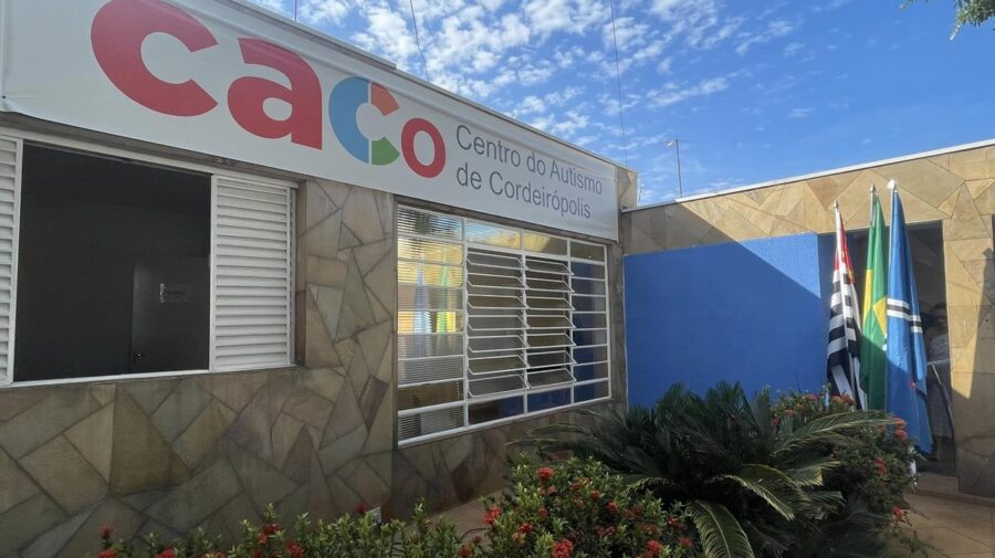 foto da fachada da segunda unidade do Caco - Centro de Autismo de Cordeirópolis